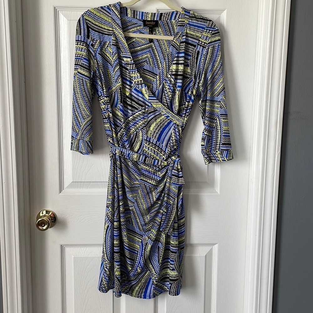 Laundry by Shelli Segal wrap dress xs